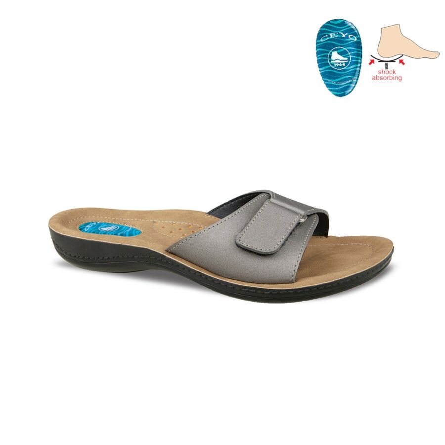Ceyo 9808-15 Platin Kadın Terlik - 1