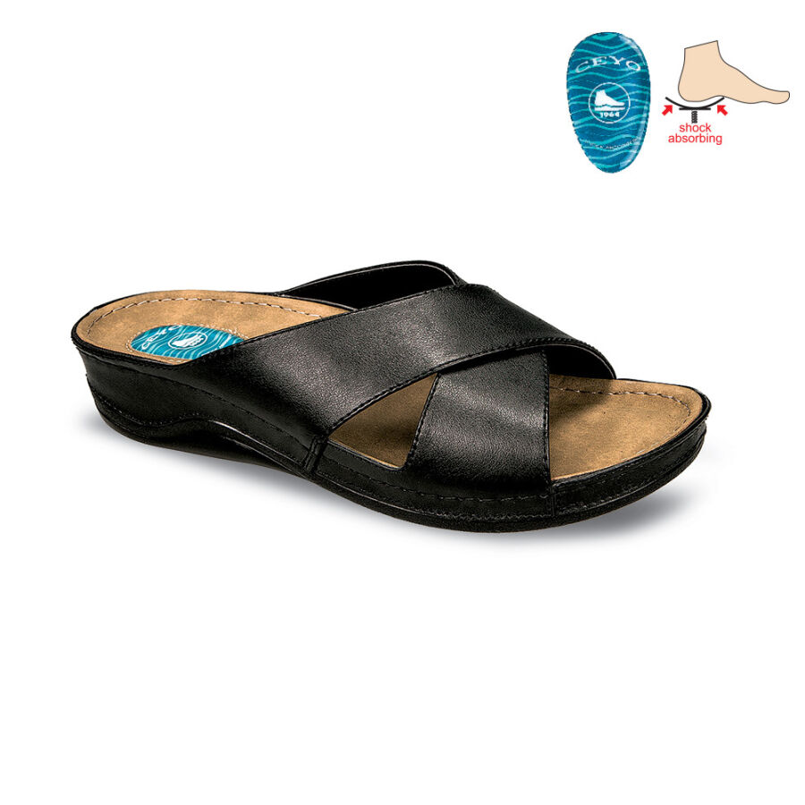 Ceyo 9946-1 Siyah Kadın Terlik - 1