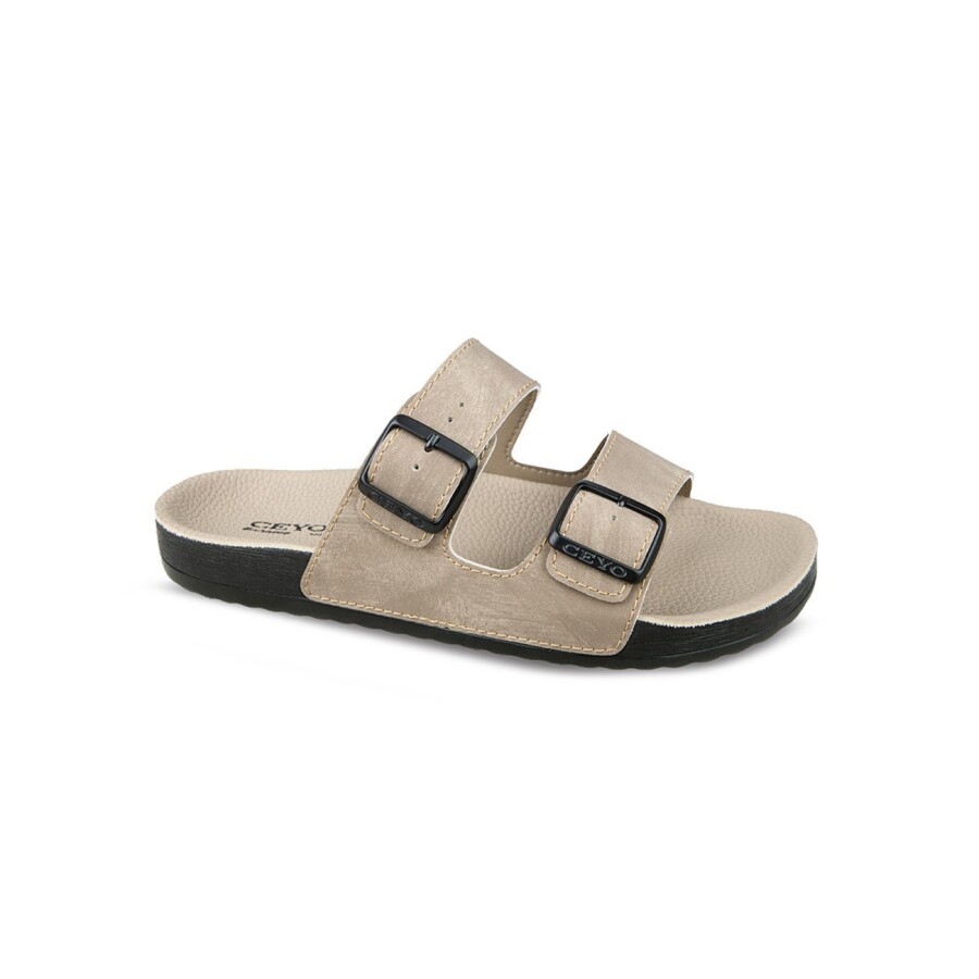 Ceyo BAHAMA-10 Camel Erkek Terlik 