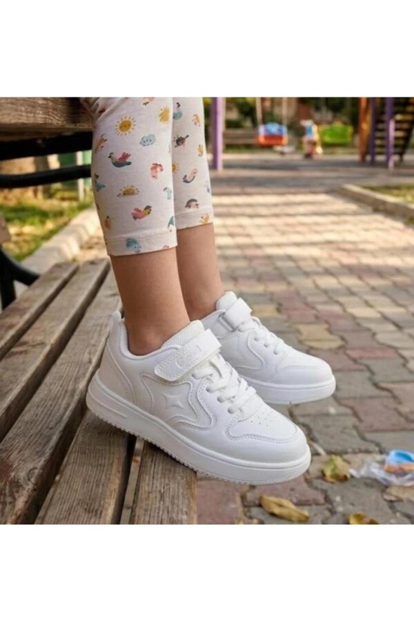 COOL Eldon Kız Çocuk Beyaz Sneaker Spor Ayakkabı - 4