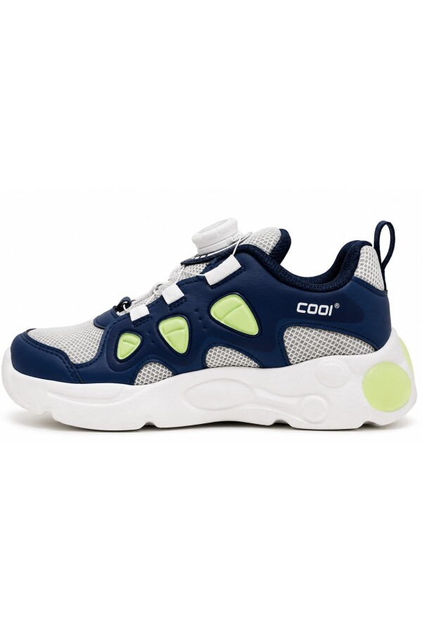 COOL Evan Akıllı Bağcıklı Işıklı Ortopedik Lacivert Erkek Çocuk Spor Ayakkabı - 4