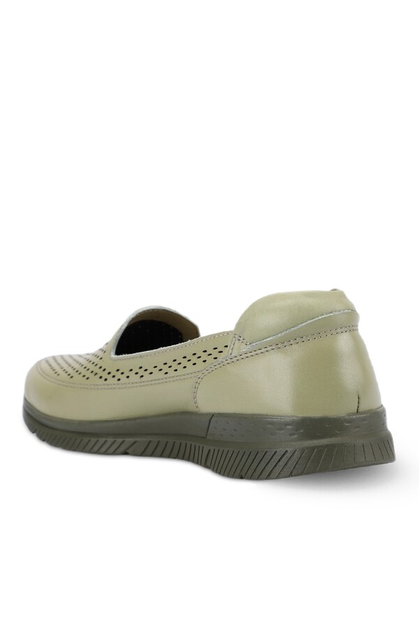 Forelli 29405 ANGEL Avakado Rengi Comfort Deri Kadın Ayakkabı - Thumbnail