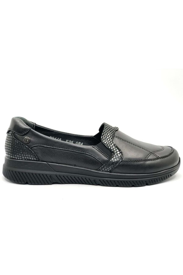 Forelli 29415Z Dilmen Siyah Rengi Comfort Deri Kadın Ayakkabı - Thumbnail