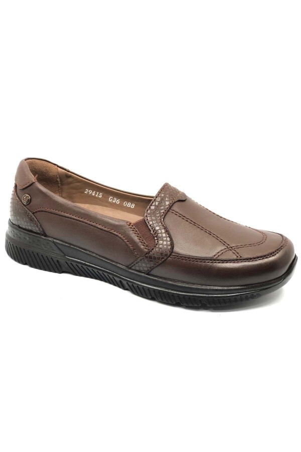 Forelli 29415Z Dilmen Taba Rengi Comfort Deri Kadın Ayakkabı - 3
