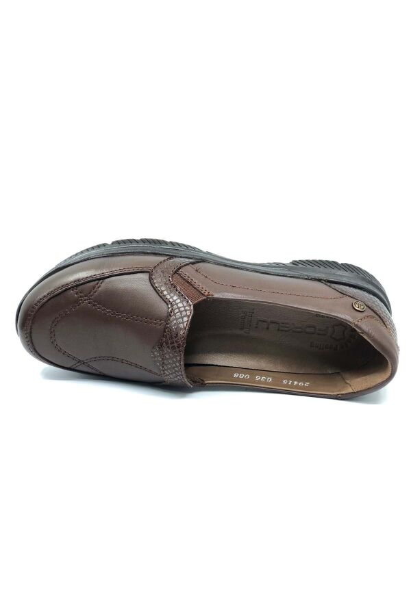 Forelli 29415Z Dilmen Taba Rengi Comfort Deri Kadın Ayakkabı - 5