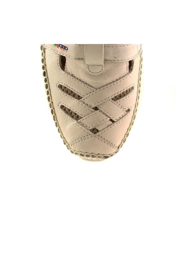 Forelli 29429 ELENA Bej Comfort Deri Kadın Ayakkabı - Thumbnail