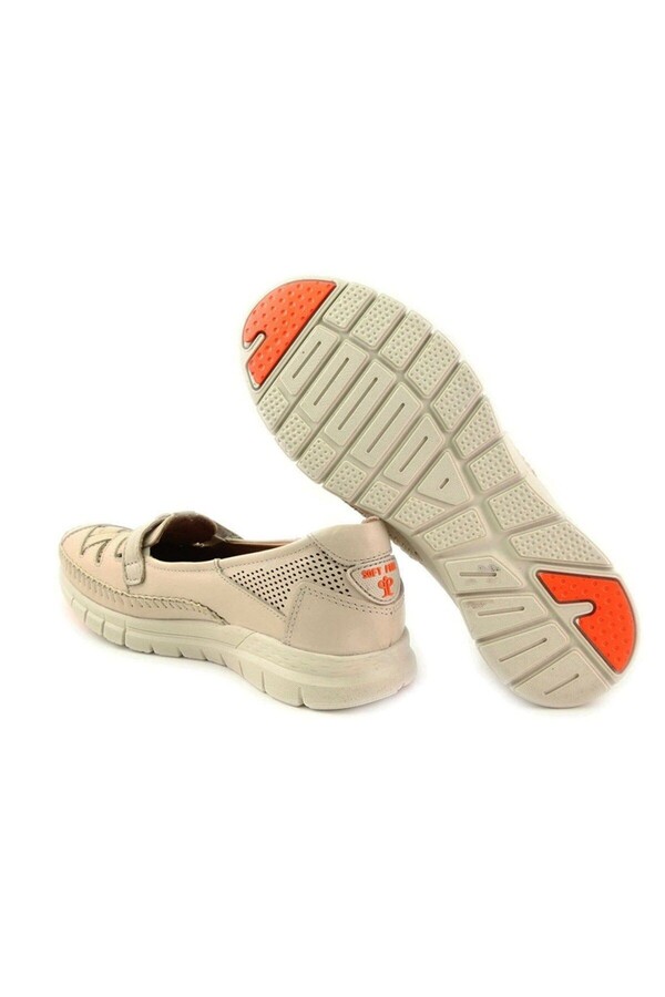 Forelli 29429 ELENA Bej Comfort Deri Kadın Ayakkabı - Thumbnail