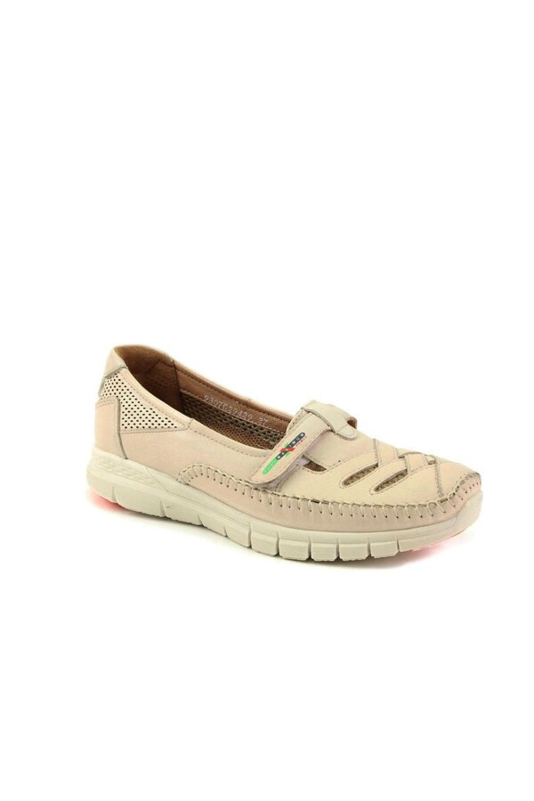 Forelli 29429 ELENA Bej Comfort Deri Kadın Ayakkabı
