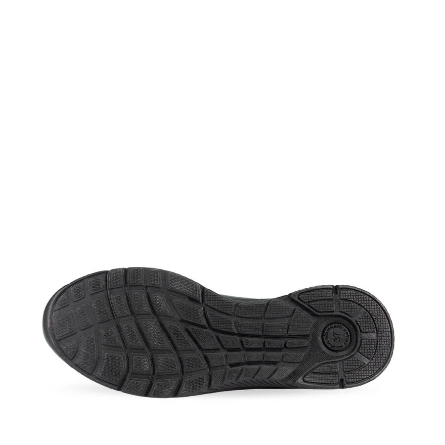 Forelli 29430 ANYA Siyah Deri Kadın Ayakkabı - 4