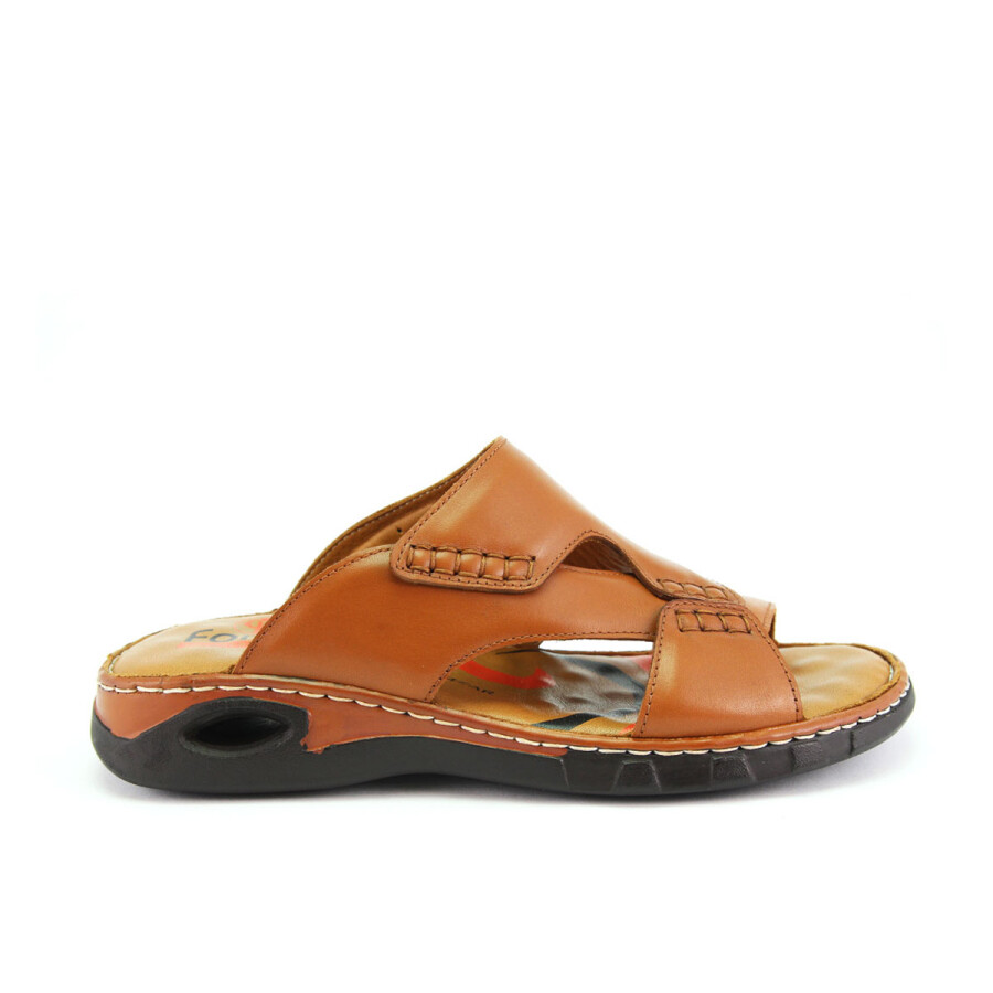 Forelli 40501 TUNA Taba Deri Erkek Terlik