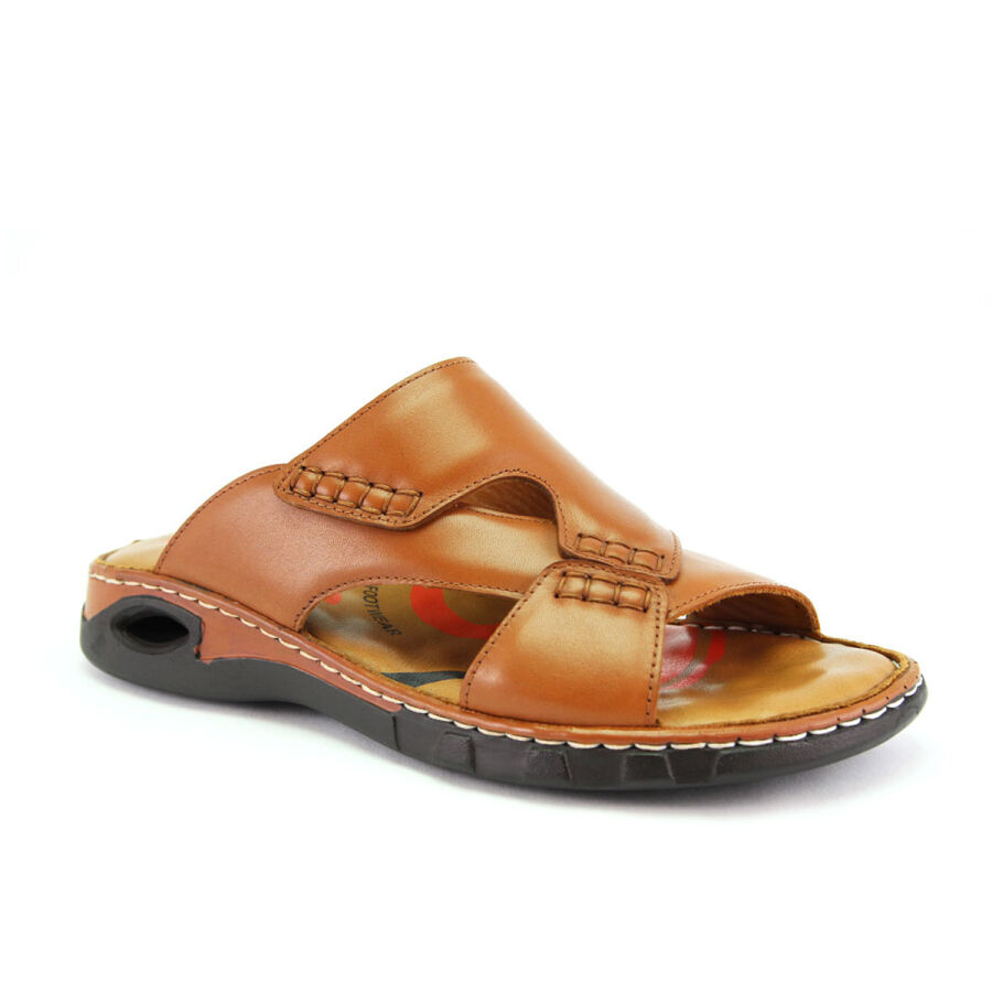 Forelli 40501 TUNA Taba Deri Erkek Terlik - 2