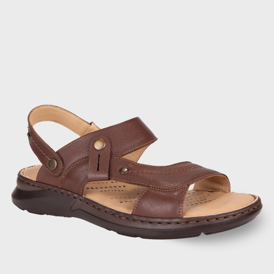 Forelli 40507 URAL Taba Deri Erkek Sandalet - 2