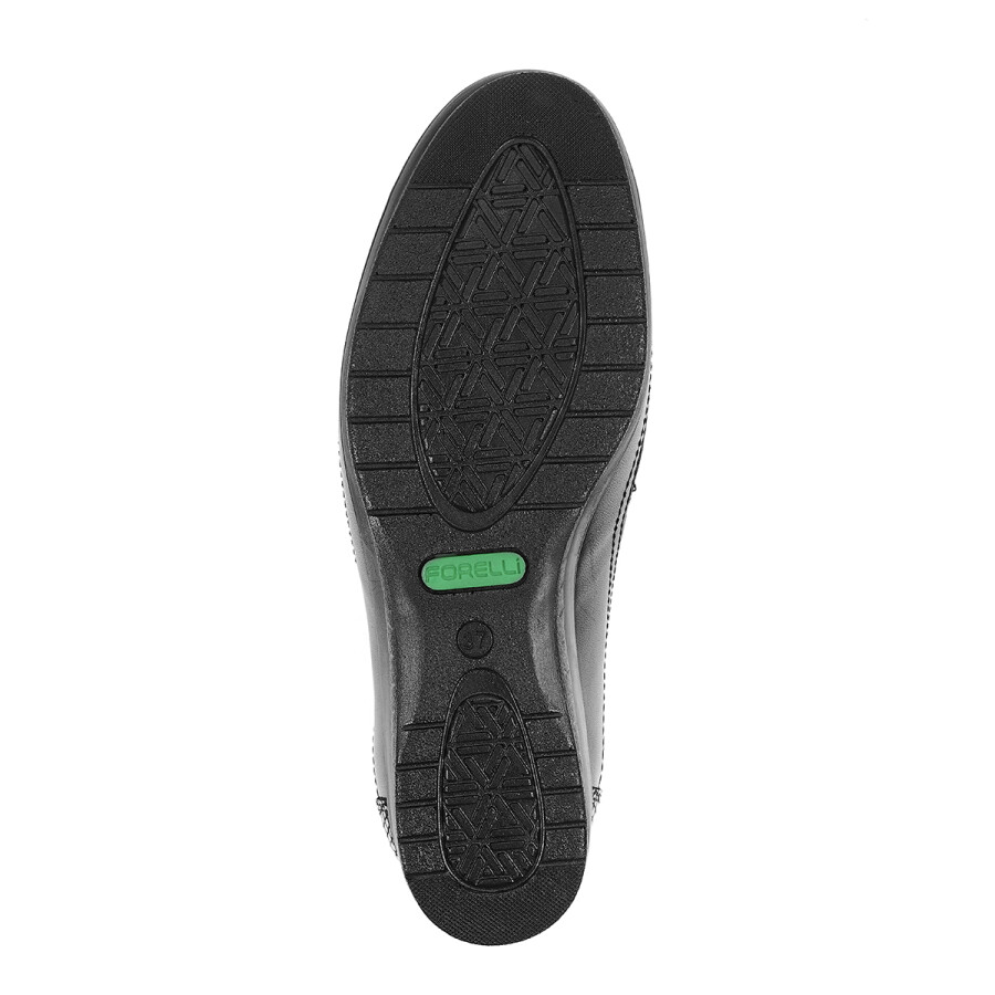 Forelli 57603 ROSA Siyah Comfort Deri Kadın Ayakkabı - 4