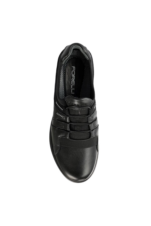 Forelli PINK 21301 Siyah Deri Comfort Kadın Ayakkabı - Thumbnail