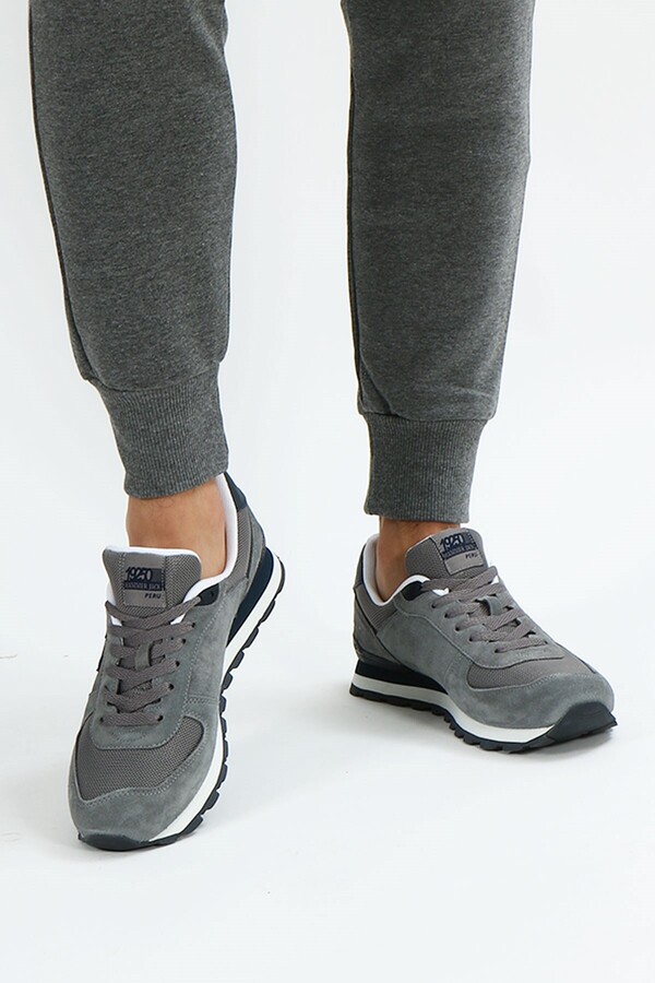 Hammer Jack 102 19250-G Peru Gri Sneaker Ayakkabı - Thumbnail