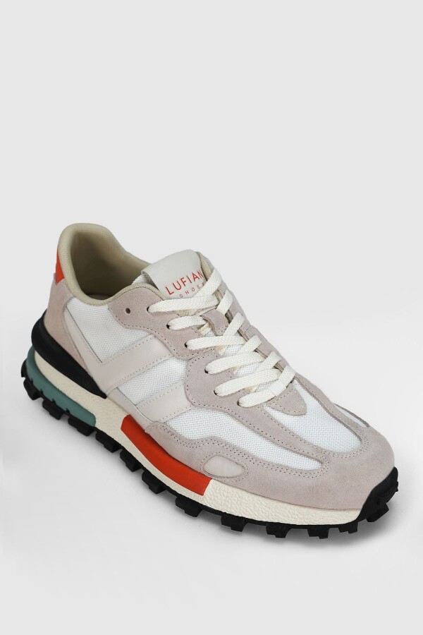 Lufian 111230272 Auke Taş Rengi Erkek Spor Ayakkabı - 2