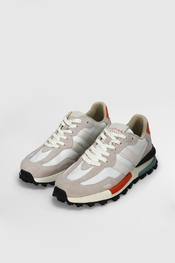 Lufian 111230272 Auke Taş Rengi Erkek Spor Ayakkabı - 4
