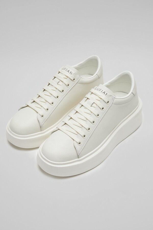 Lufian 112230205 Gage Beyaz Erkek Spor Ayakkabı - 4