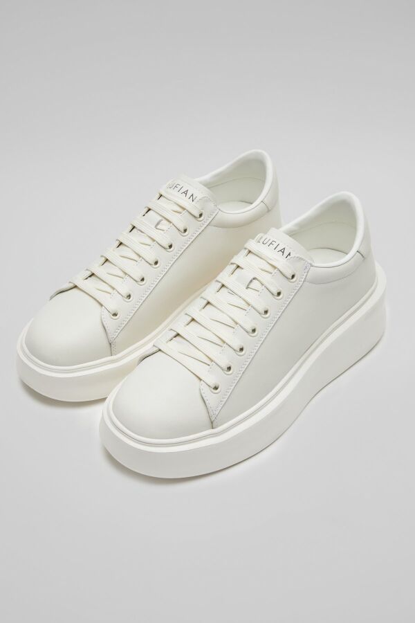 Lufian 112230205 Gage Beyaz Erkek Spor Ayakkabı - 4