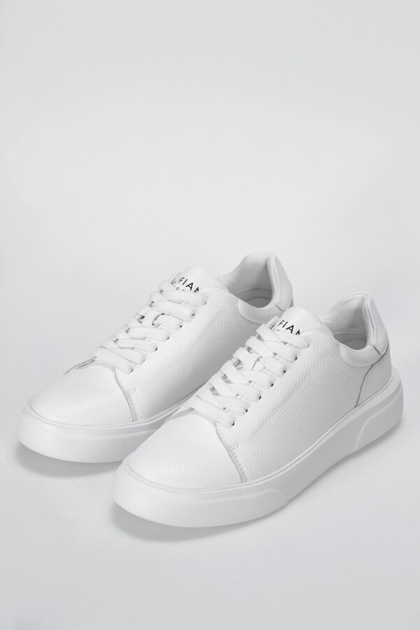 Lufian 112230223 Tommy Beyaz Erkek Spor Ayakkabı - 5