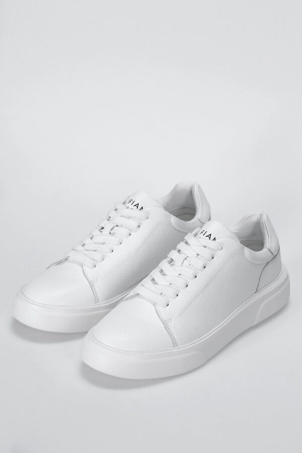 Lufian 112230223 Tommy Beyaz Erkek Spor Ayakkabı - 5