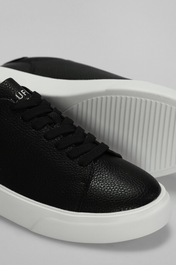 Lufian 112230223 Tommy Siyah/Beyaz Erkek Spor Ayakkabı - 6