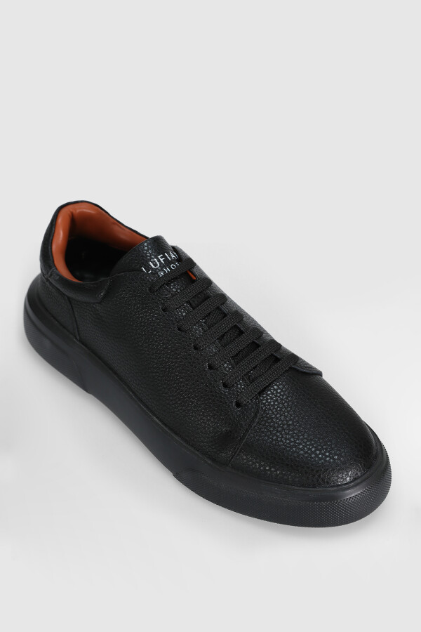 Lufian 112230223 Tommy Siyah/Siyah Erkek Spor Ayakkabı - 6