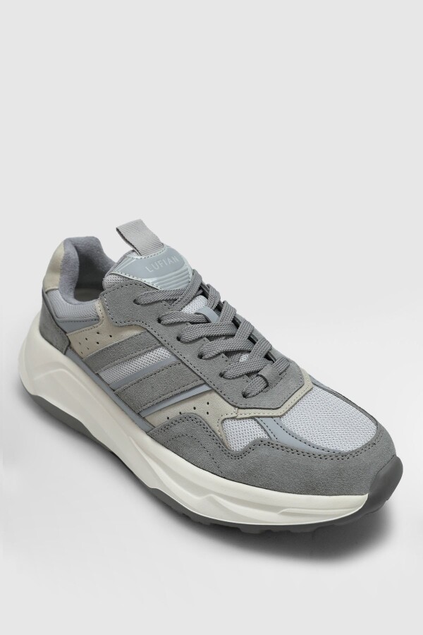 Lufian 112230235 Eduard Gri Erkek Spor Ayakkabı - 2