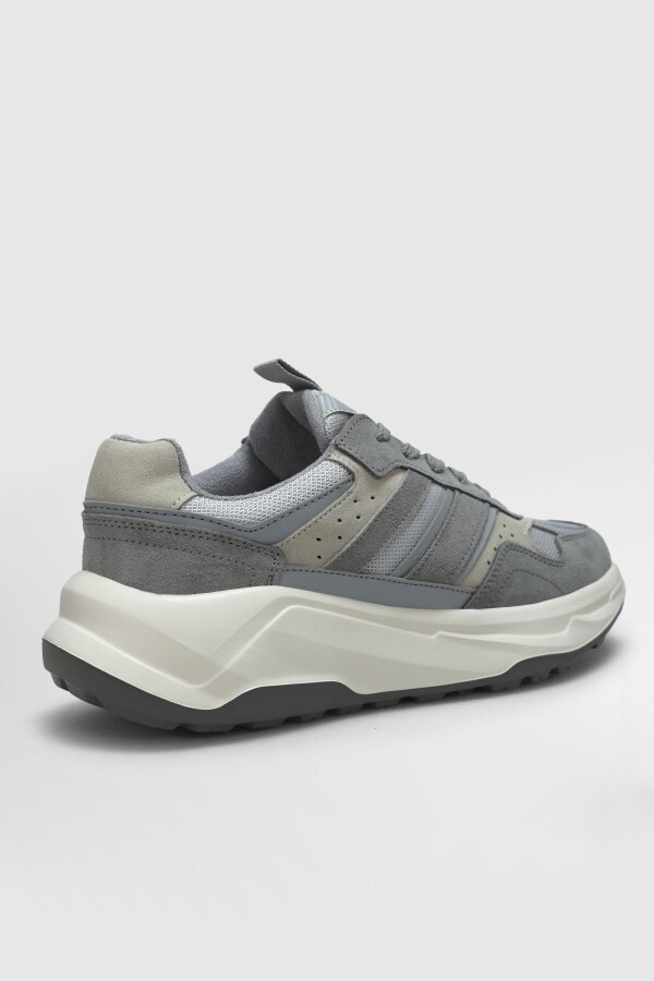 Lufian 112230235 Eduard Gri Erkek Spor Ayakkabı - 3