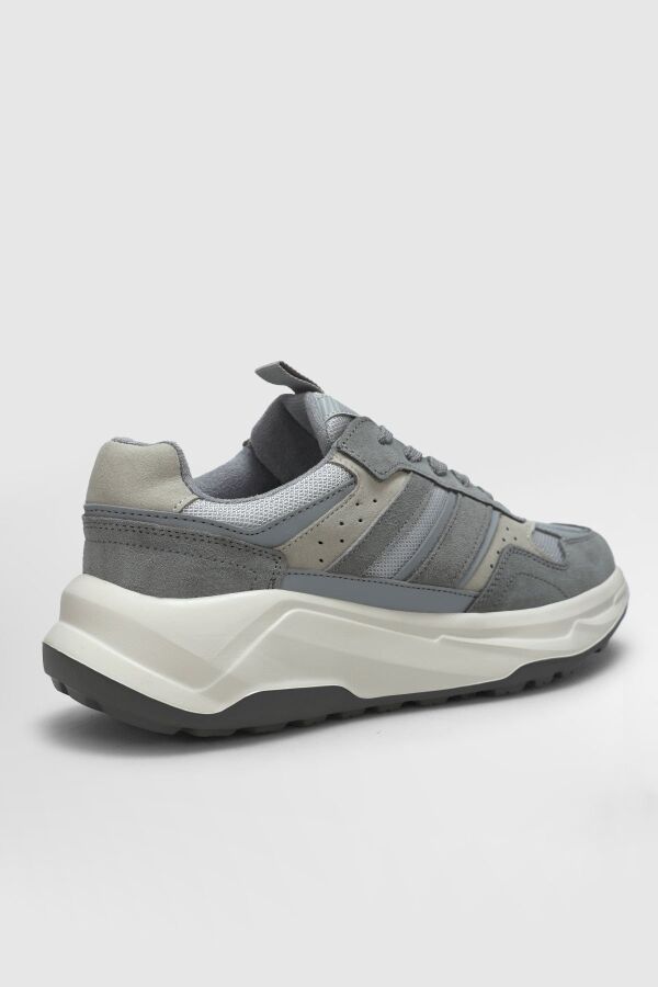 Lufian 112230235 Eduard Gri Erkek Spor Ayakkabı - 3