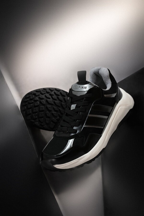 Lufian 112230235 Eduard Siyah Erkek Spor Ayakkabı - 2