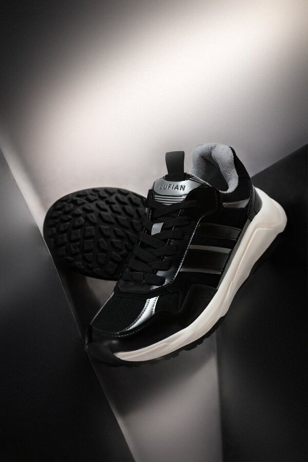 Lufian 112230235 Eduard Siyah Erkek Spor Ayakkabı - 2