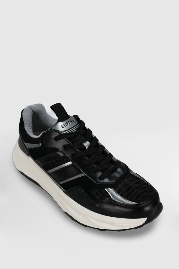 Lufian 112230235 Eduard Siyah Erkek Spor Ayakkabı - 4