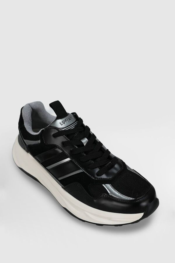 Lufian 112230235 Eduard Siyah Erkek Spor Ayakkabı - 4