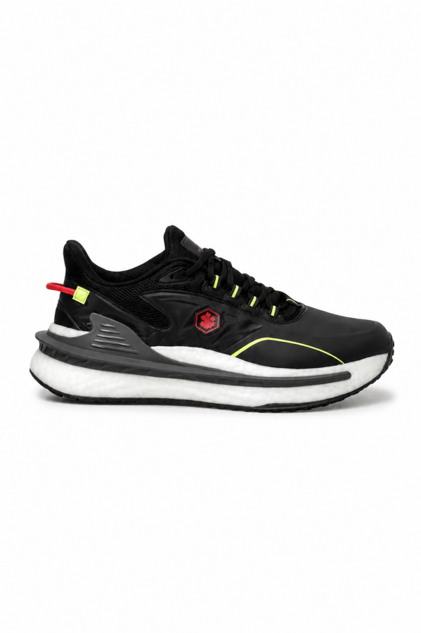 Lumberjack 101387065 SPACE 3PR Siyah/Kırmızı Erkek Sneakers Ayakkabı Siyah