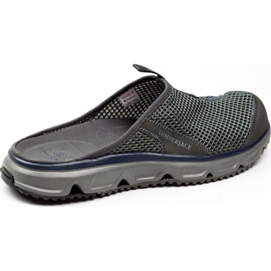 Lumberjack A10194149612010 Castello 5FX Antrasit/Lacivert Erkek Terlik - 4