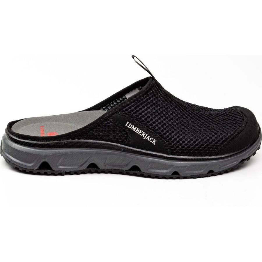 Lumberjack A10198458512010 Castello 5FX Siyah/K.Gri Erkek Terlik - 2