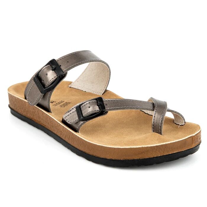 Muya 31030-019 ANNY Platin Anatomik Taban Günlük Kadın Terlik - 2