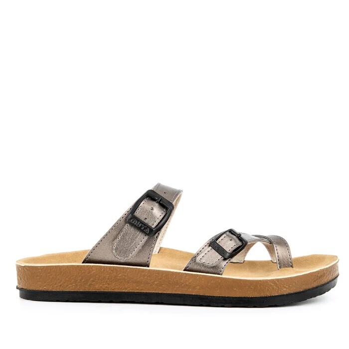 Muya 31030-019 ANNY Platin Anatomik Taban Günlük Kadın Terlik - 3