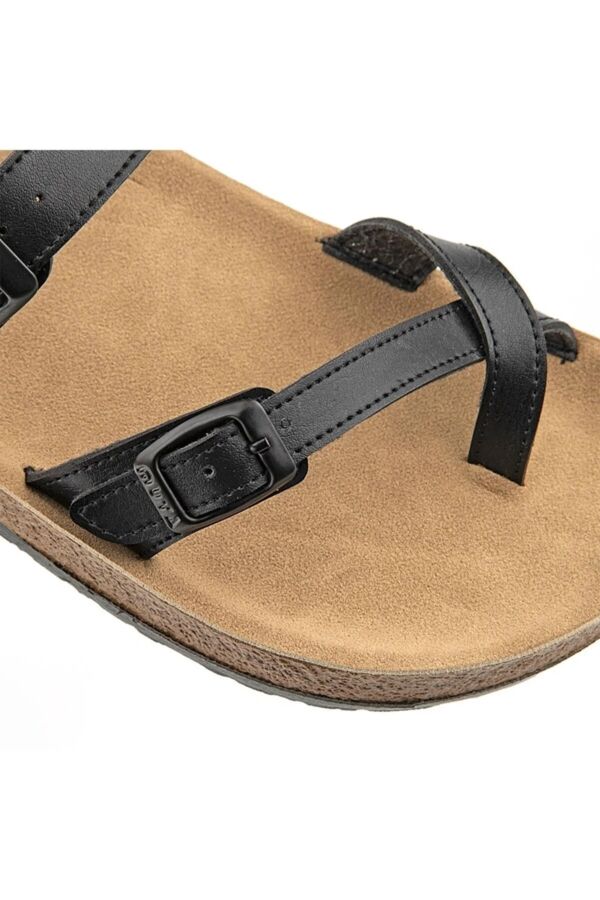 Muya 31030-019 ANNY Siyah Anatomik Taban Günlük Kadın Terlik - 3