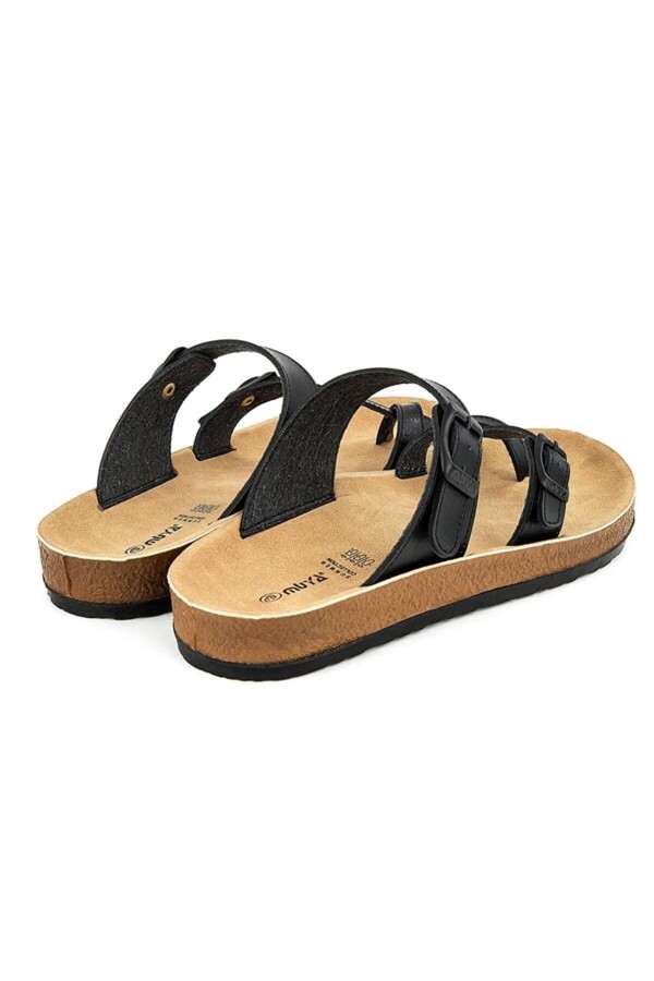 Muya 31030-019 ANNY Siyah Anatomik Taban Günlük Kadın Terlik - 4