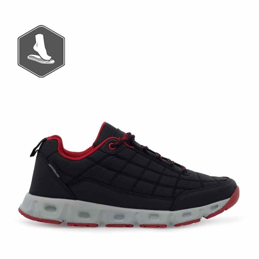 North Of Wild Pantheon Siyah/Kırmızı/Gri Erkek Spor Ayakkabı - 1