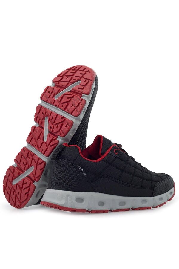 North Of Wild Pantheon Siyah/Kırmızı/Gri Erkek Spor Ayakkabı - 5