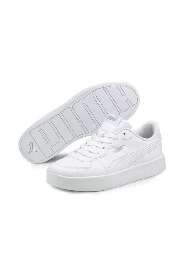 Puma 380147 02 Skye Clean Beyaz Kadın Spor Ayakkabısı - 1