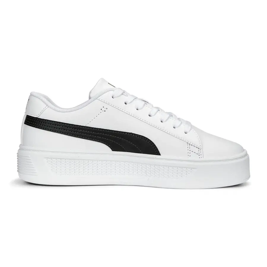 Puma 390758 04 Smash Platform V3 Kadın Beyaz Sneaker Ayakkabı - 3