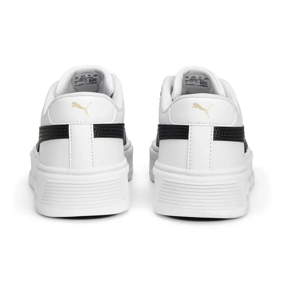 Puma 390758 04 Smash Platform V3 Kadın Beyaz Sneaker Ayakkabı - 4