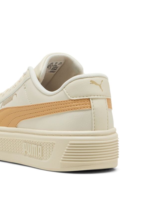 Puma 390758 19 Smash Platform V3 Bej Kadın Spor Ayakkabı - 2