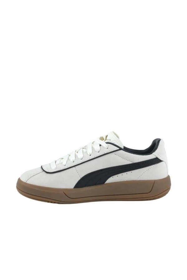 Puma 400718 01 Club Klassika SD Beyaz Siyah Gold Kadın Spor Ayakkabı - 2