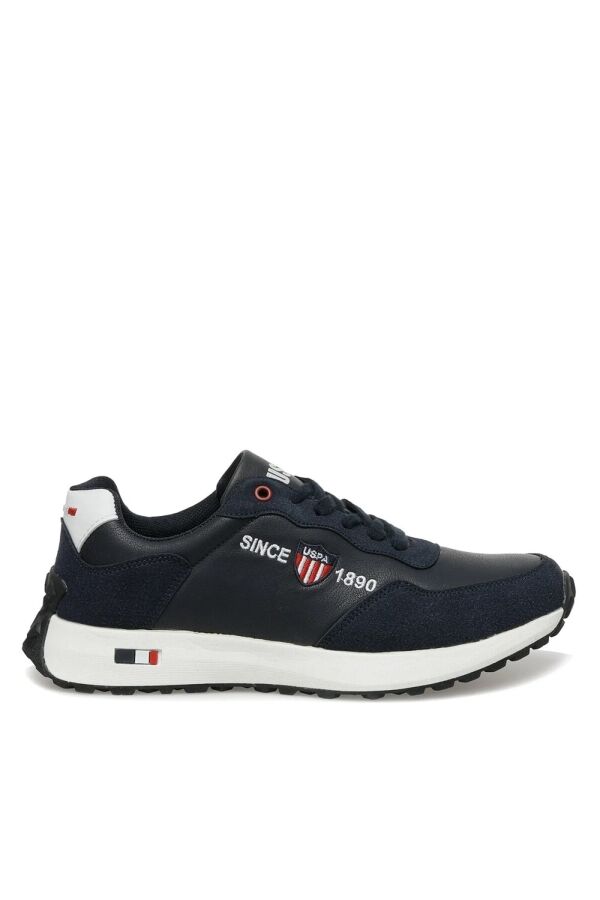 U.S. Polo Assn. 101182318 DAVIDE 2PR LTH Lacivert Erkek Sneaker Ayakkabı - 2