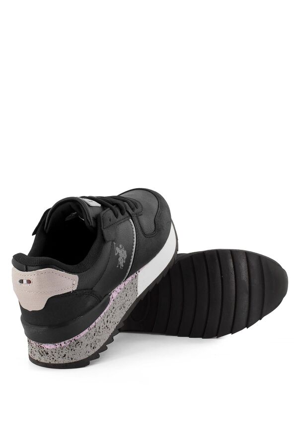 U.S. Polo Assn. 101184397 Latez 2PR Siyah Kadın Spor Ayakkabı - 4